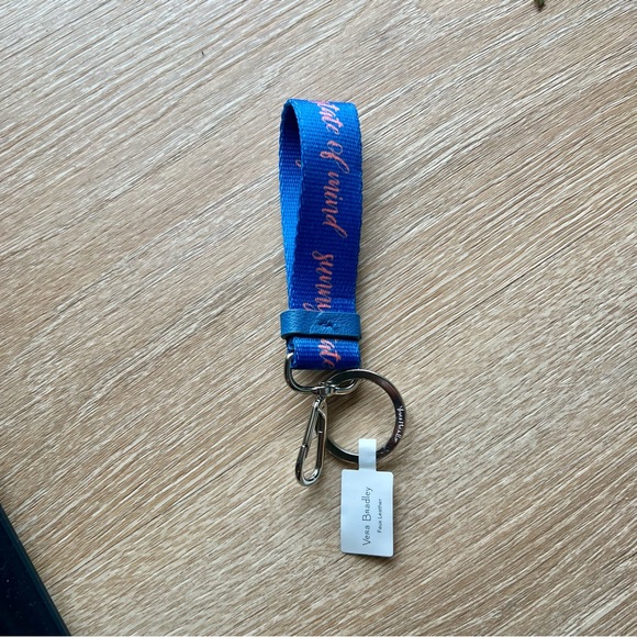 Vera Bradley Rain Forest Canopy Loop Keychain - Picture 2 of 3